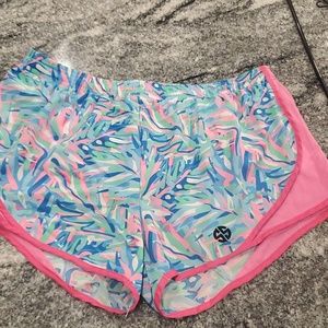 Lined woman's running shorts